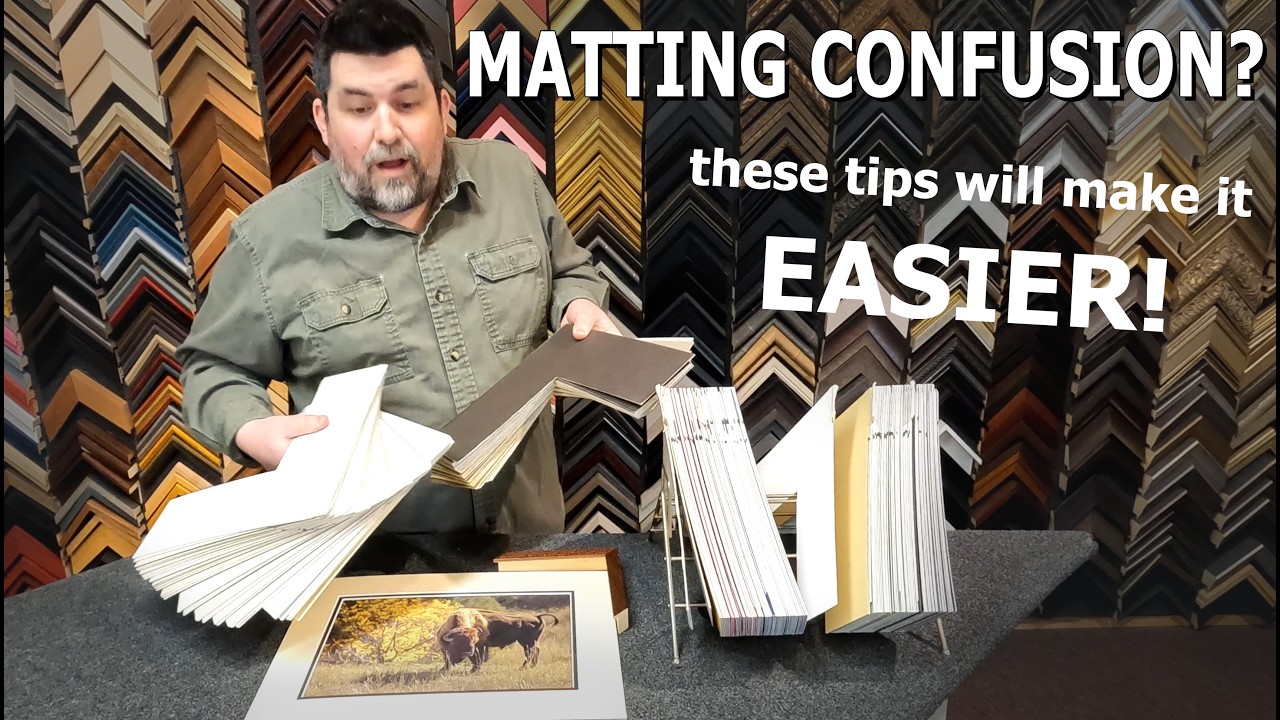 How to Pick the Right Mat For Your Picture | Struggling to Choose the Right Mat?  Let's Fix That!