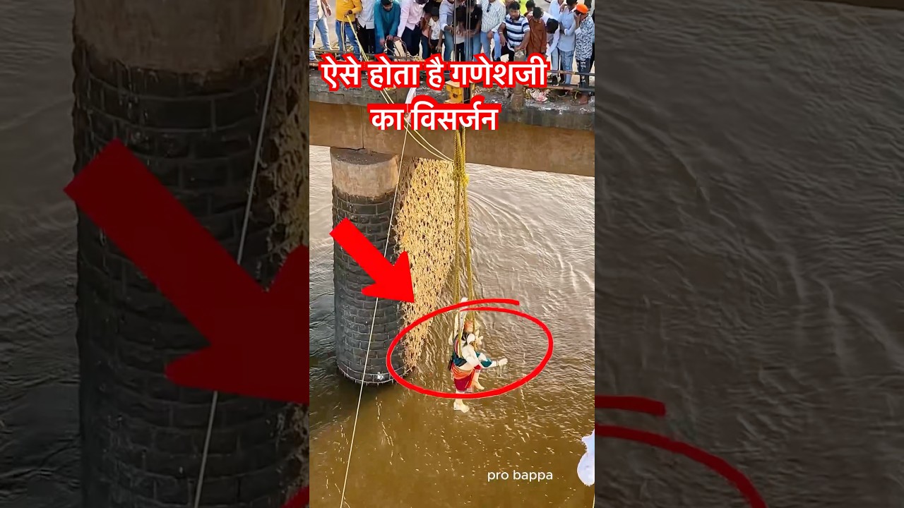 Ganpati bappa visarjan | ganpati visarjan video #ganpatibappa #ganeshchaturthi #ganpati