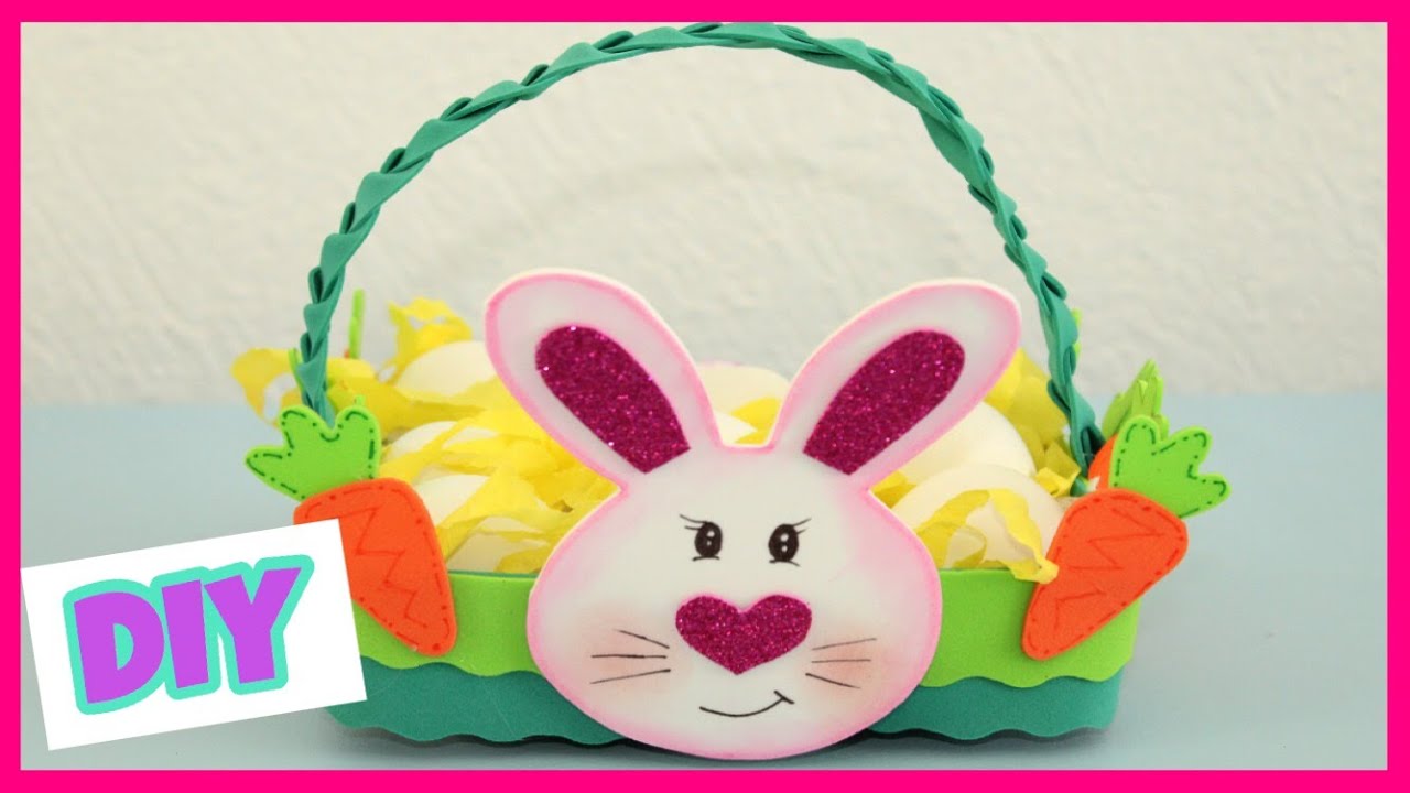 CANASTA DE CONEJO PARA EL DÍA DE PASCUA 🐰|| DIY