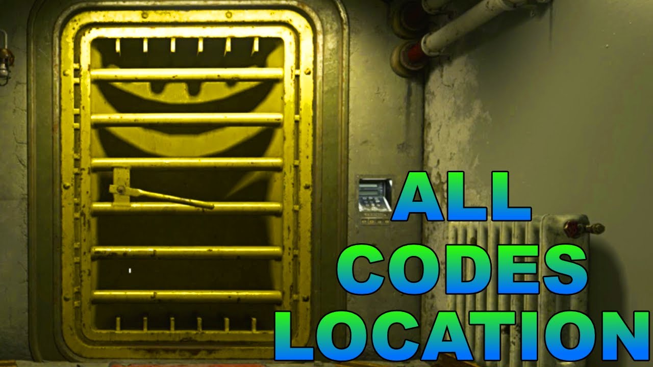ALL WARZONE CODES LOCATIONS YELLOW DOOR EASTER EGG! Call of Duty Warzone