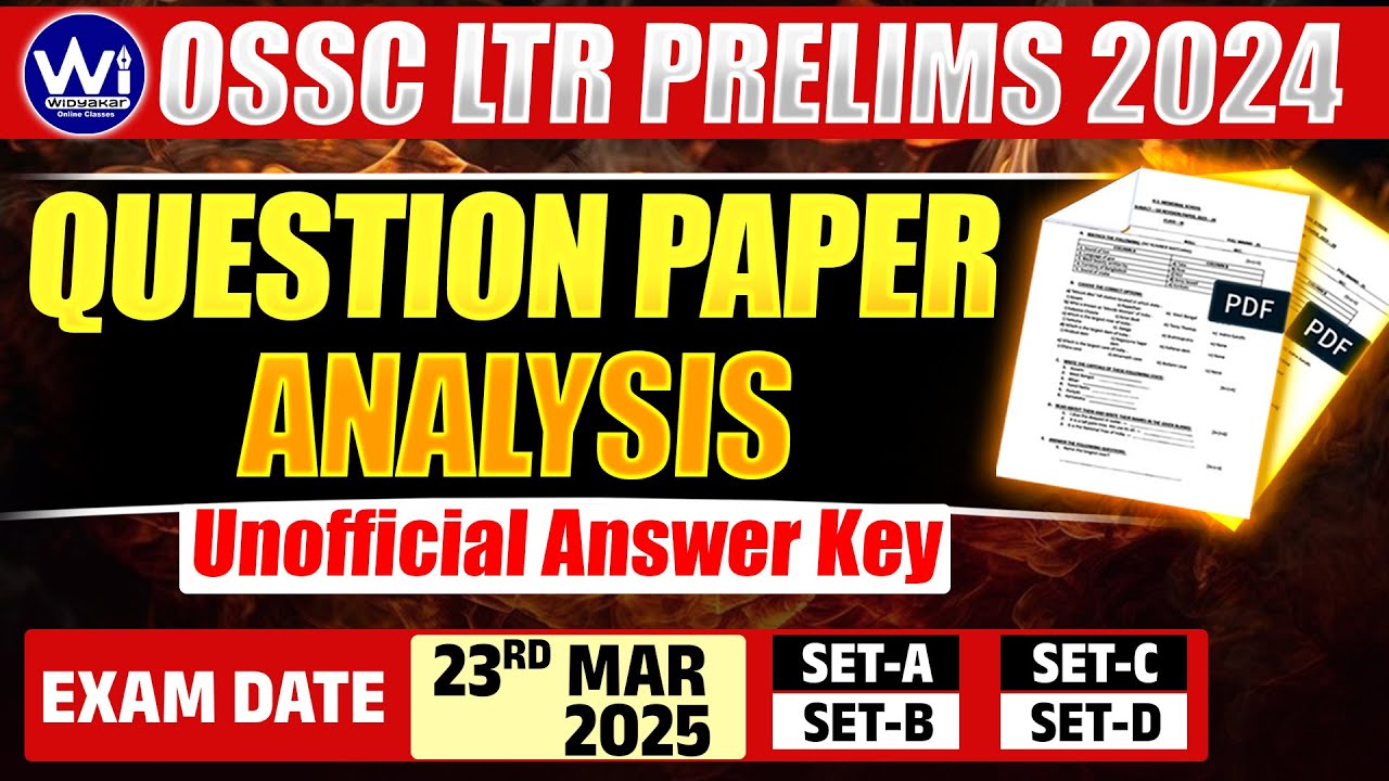 LTR PRELIMS 2024 Question Paper Analysis #ltr2024#ltrprelims