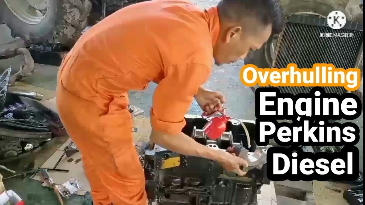 Perkins Engine 4 Cylinder Overhauling//Rebuild Full Movie ll Roland repair vlog