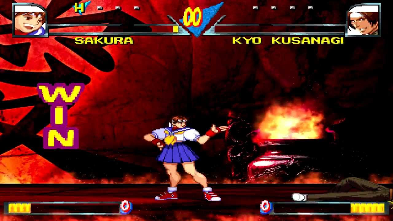 [MUGEN 2013] Sakura vs. Kyo Kusanagi