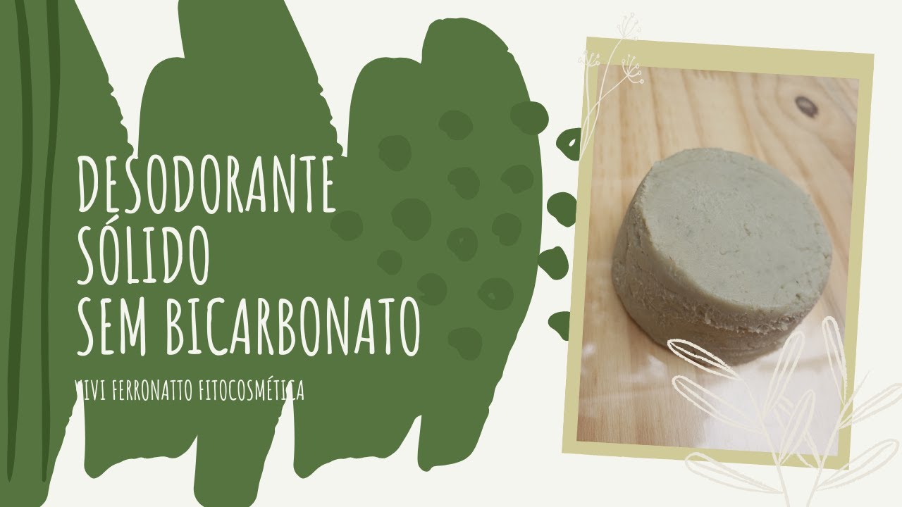 Desodorante Sólido SEM BICARBONATO - Natural e Vegano