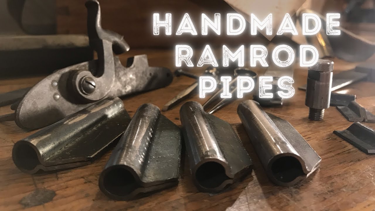 Making Ramrod Pipes and Barrel Lugs #blacksmithing #antiques #caplock #blackpowder #muzzleloader