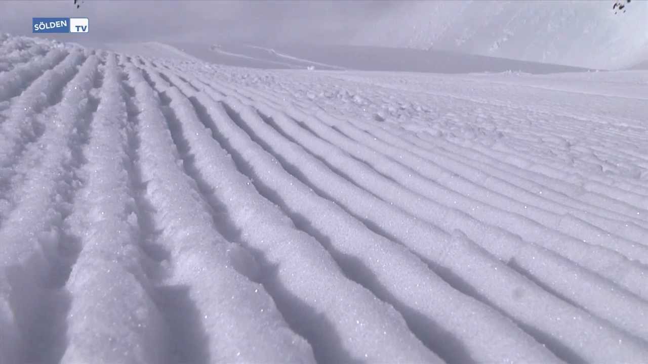 Pistenpräparierung in Sölden
