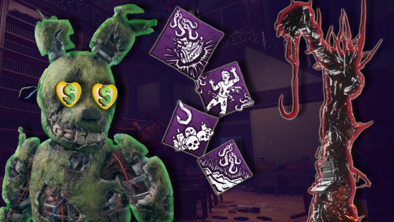 The POWER of Scourge Hooks on Springtrap | Dead By Daylight