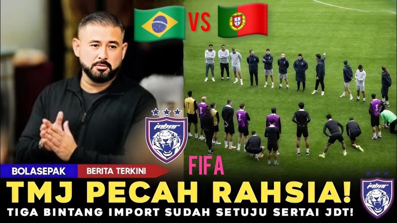 Asia Bergegarr! JDT Umum 3 Pemain Baharu &ndash; Dua Brazil, Satu Portugal!