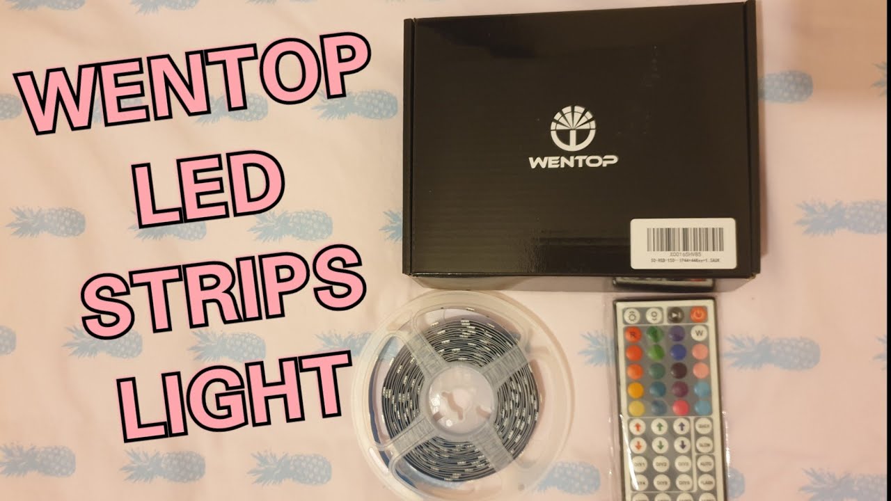 AMAZON WENTOP 5M LED STRIP LIGHT | C.H VLOG #42