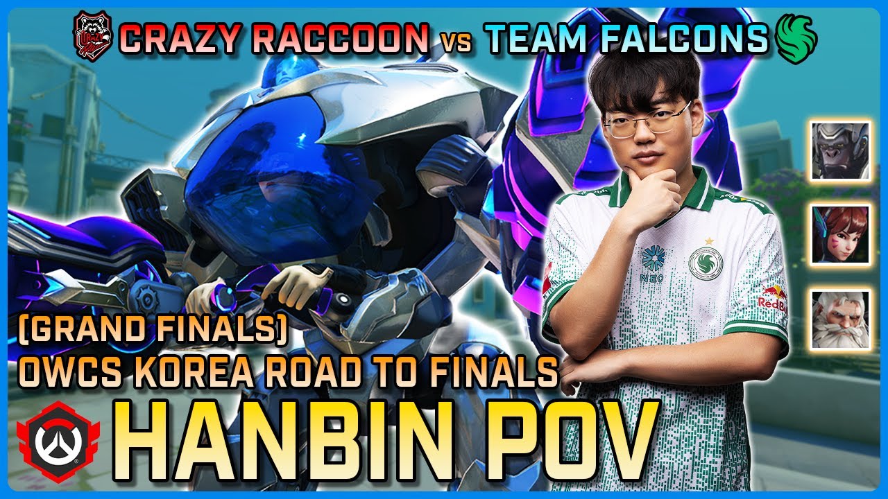 [ HanBin ] D.va MASTERMIND | Crazy Raccoon vs Falcons | OWCS KOR Road to Finals Grand Finals