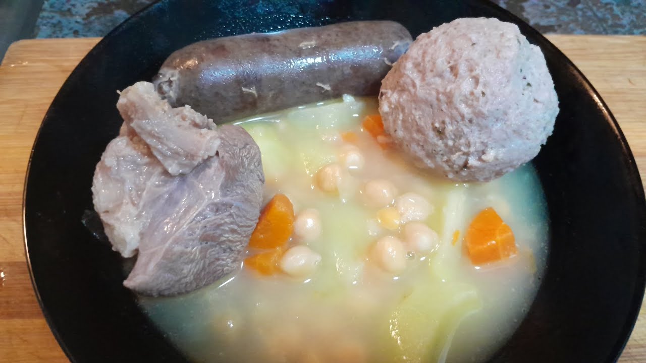 Plato 753 : cocido de garbanzos 
