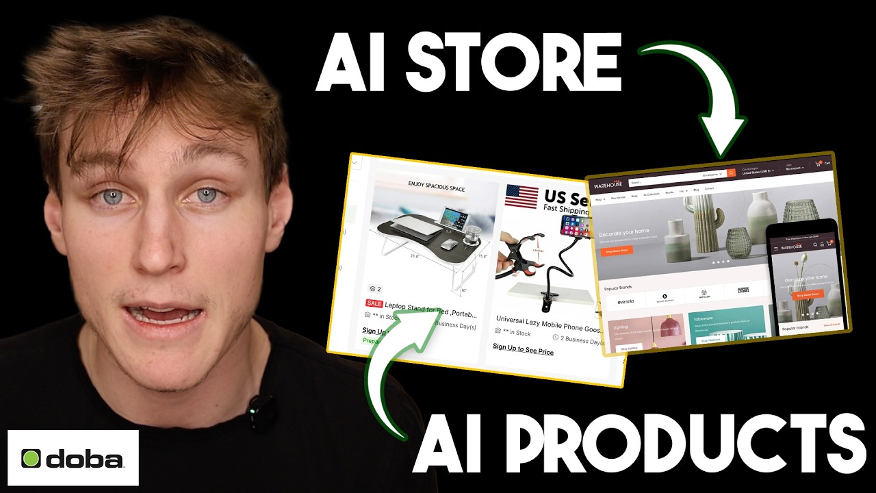 This AI Built My Entire Dropshipping Store | Doba Walkthrough