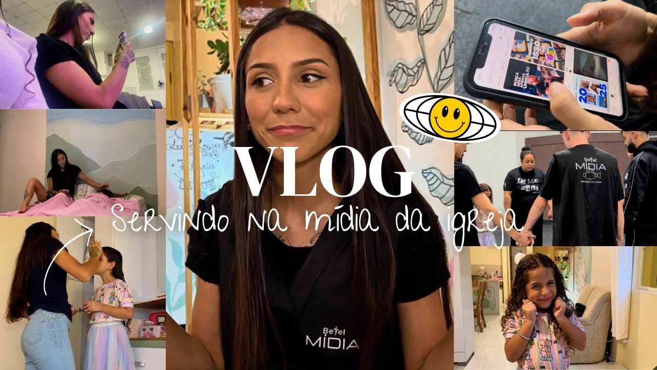 VLOG | se arrumando, cuidando da filha, trabalho na mídia da igreja, voltei com o canal