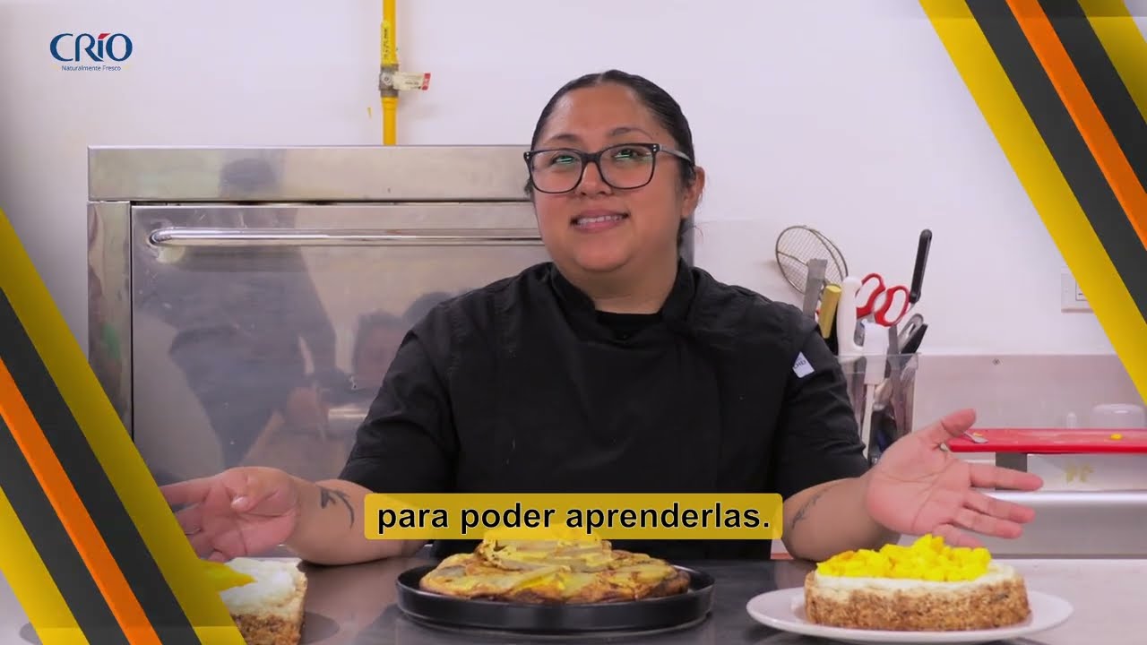Tortilla española y Mostachón de mango- Chef Paulina- Crio