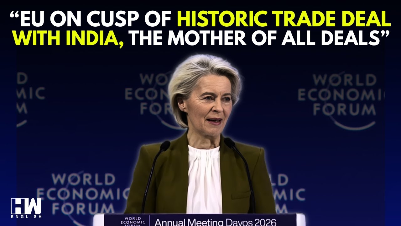 'Choosing Fair Trade Over Tariffs': European Commission President Ursula von der Leyen | WEF | Davos