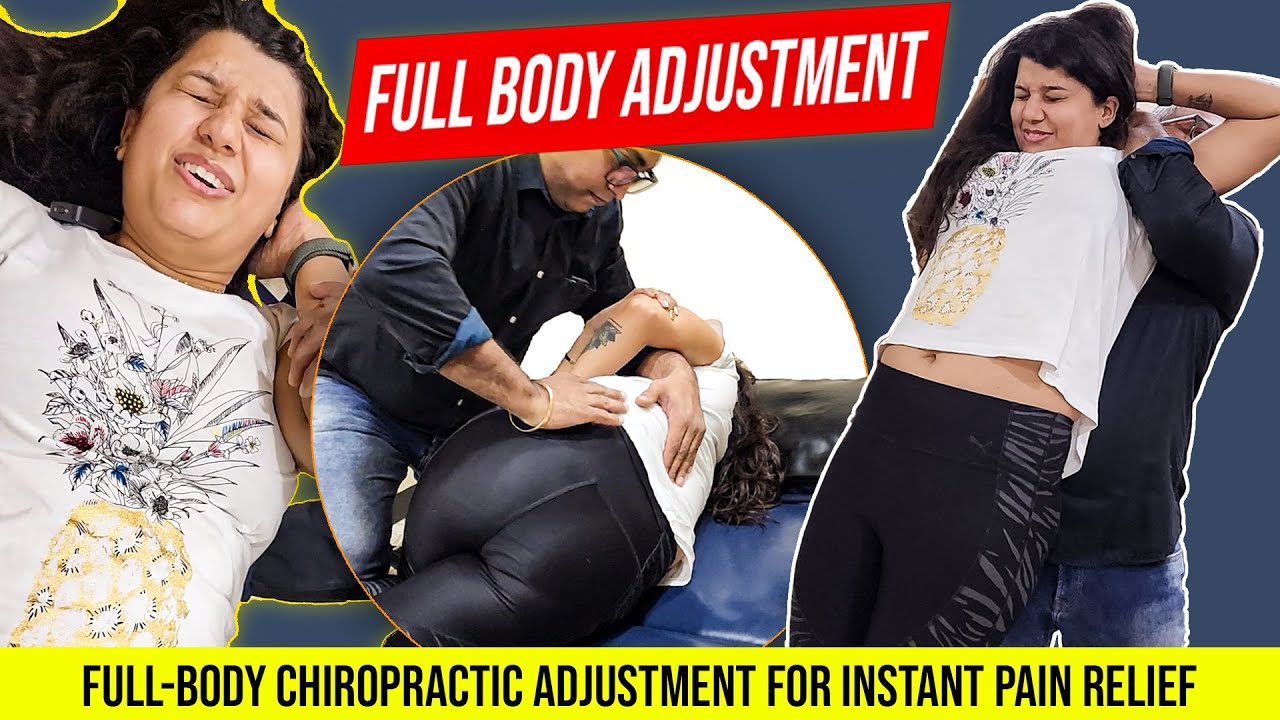 Full-Body Chiropractic Adjustment for Instant Pain Relief #chiropractic #painrelief #backpain #asmr