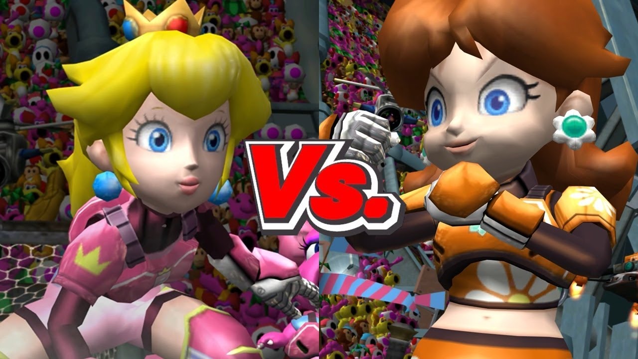 Mario Strikers Charged - Peach/Birdo Vs. Daisy/Koopa
