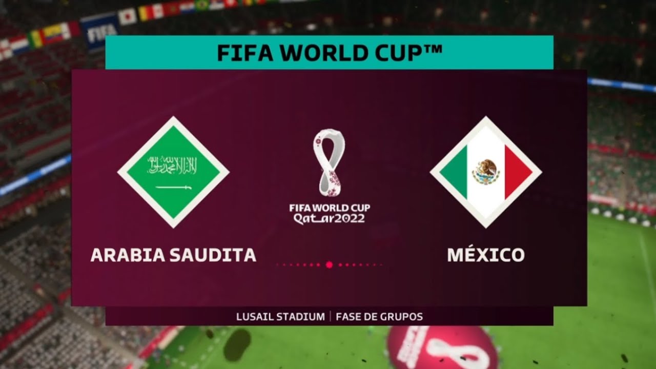 FIFA 23 - Arabia Saudita vs México - FIFA WORLD CUP QATAR 2022 - FASE DE GRUPOS - PS5 GAMEPLAY 