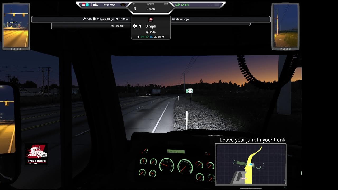 Euro Truck Simulator 2 / American Truck Simulator ProMods Trucky TMP Dekker & Co