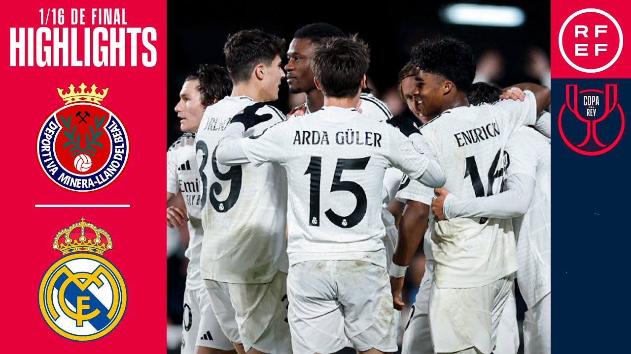 RESUMEN | #CopaDelReyMAPFRE | Club Deportiva Minera 0-5 Real Madrid CF | Dieciseisavos de final