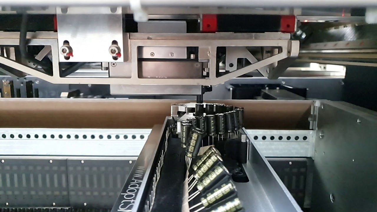 Radial Feeder with ASM Siplace X Interface by AdoptSMT Europe GmbH; Slow Motion Component pickup