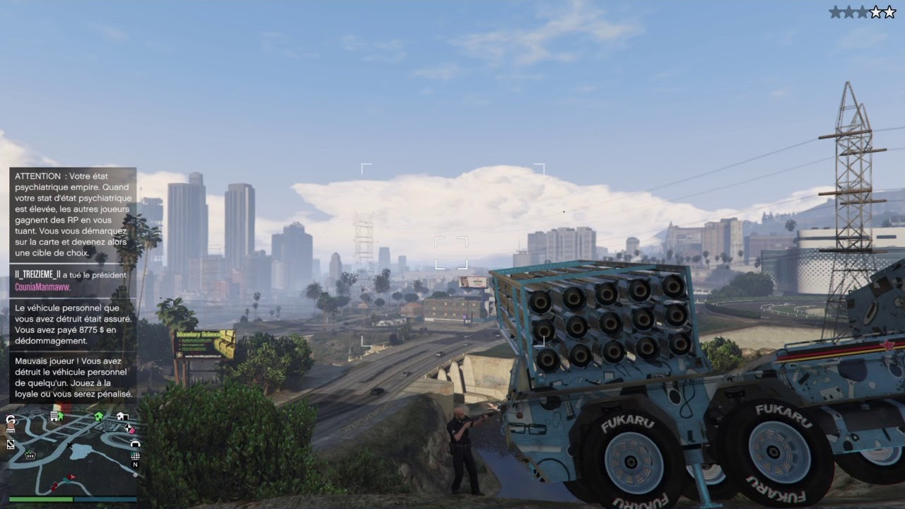 Cleaning the sky with a Chernobog - GtaOnline