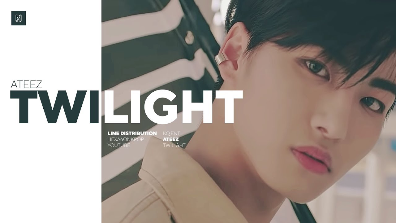 ATEEZ - TWILIGHT Line Distribution (Color Coded) | D-2 ONE TO ALL