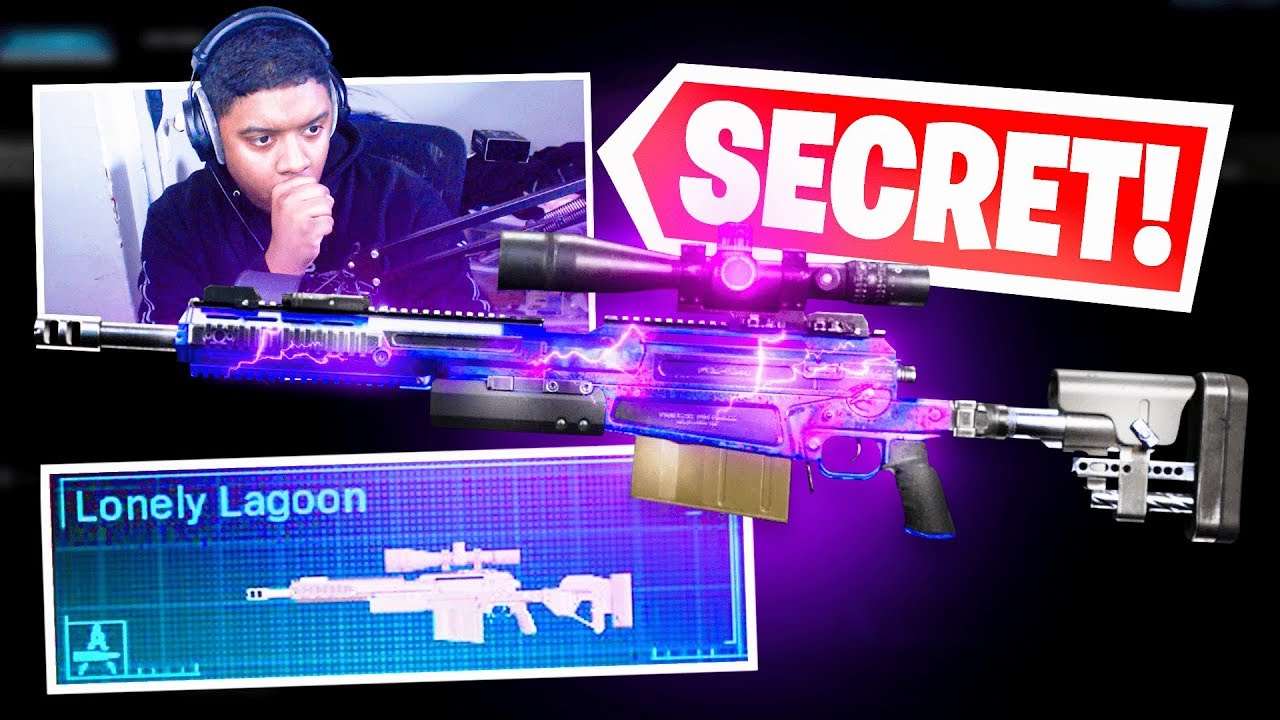 How to Unlock SECRET AX50 BLUEPRINT on Modern Warfare.. (Lonely Lagoon)