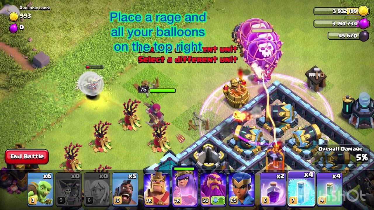 How to 3 star the clash of clans hog mountain challenge with tips