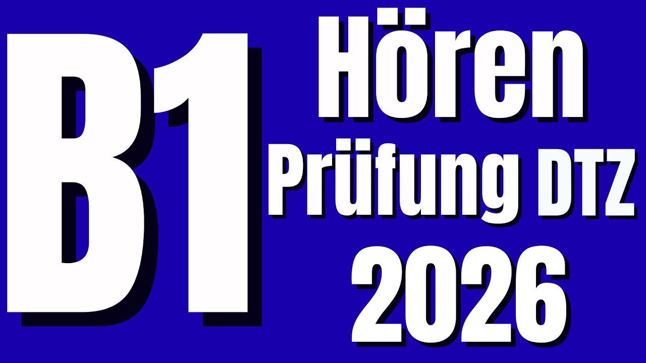 ✅Hören B1 | Modelltest 2026 | Übung mit Lösungen #| Deutsch DTZ
