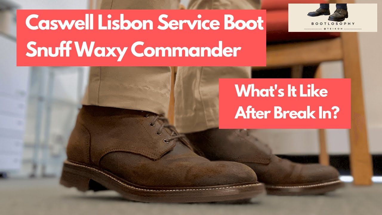 Caswell Lisbon Boots Broken In! (And Comparison to Grant Stone Waxy Tobacco Edward Boots)