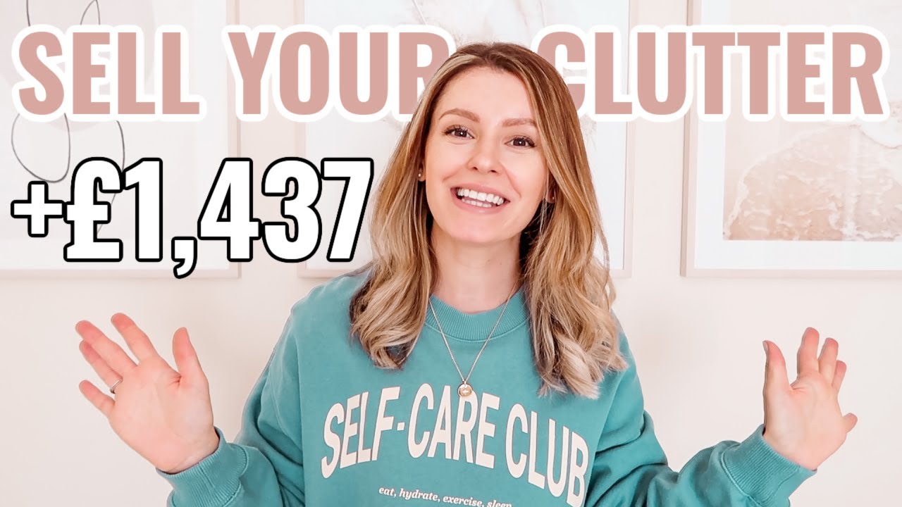 Sell your clutter for cash 💸 How I made &pound;1,437+ selling my clutter online on Vinted, eBay, Ziffit