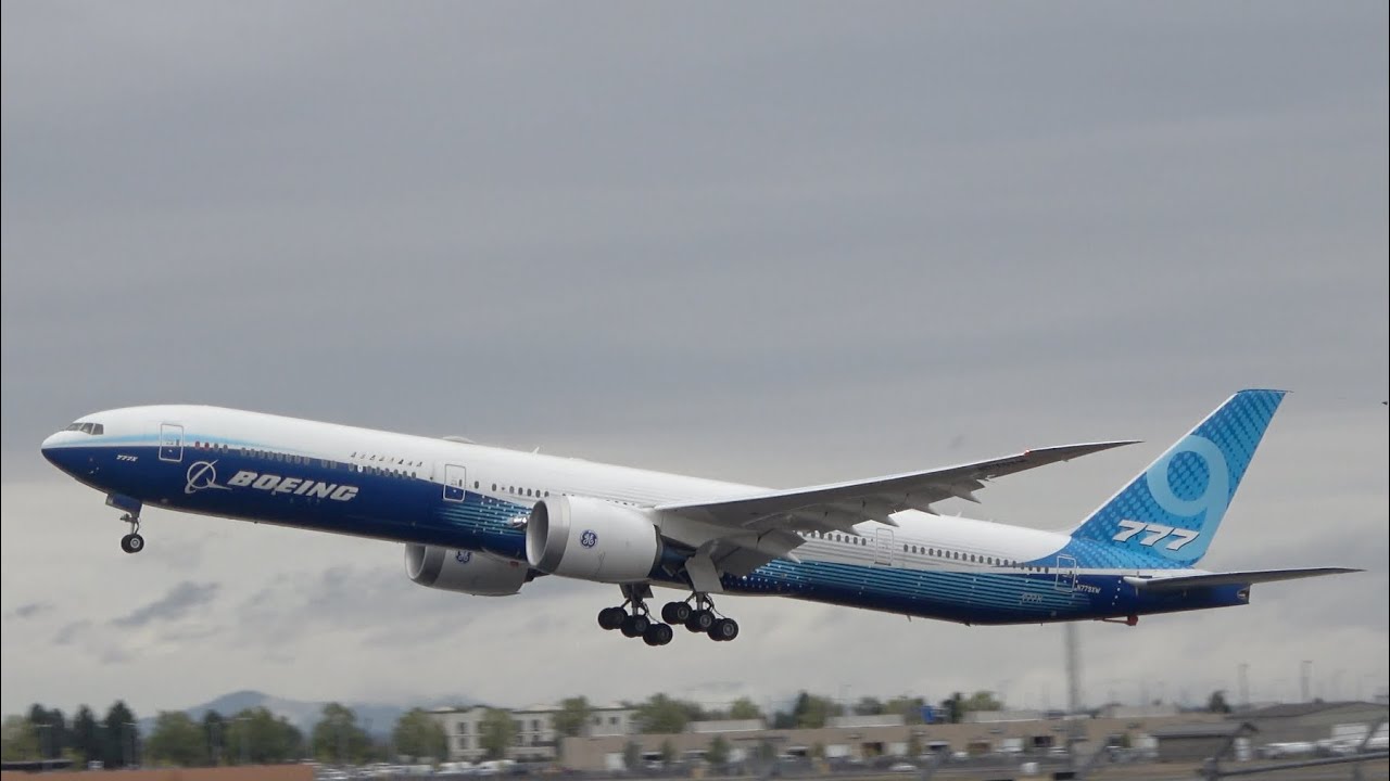 4K | Boeing 777x in Spokane, Washington | Day 15 | N779XW