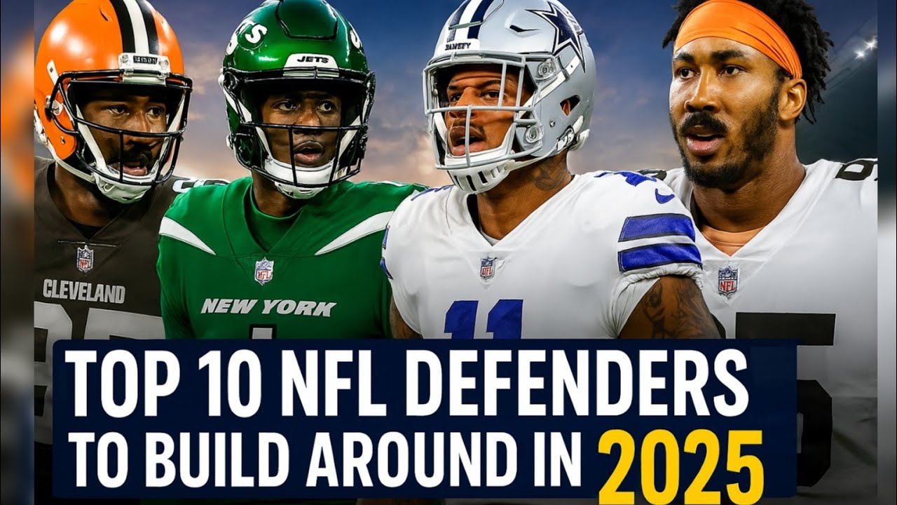 The 10 BEST NFL Defenders for 2025 #nfl
