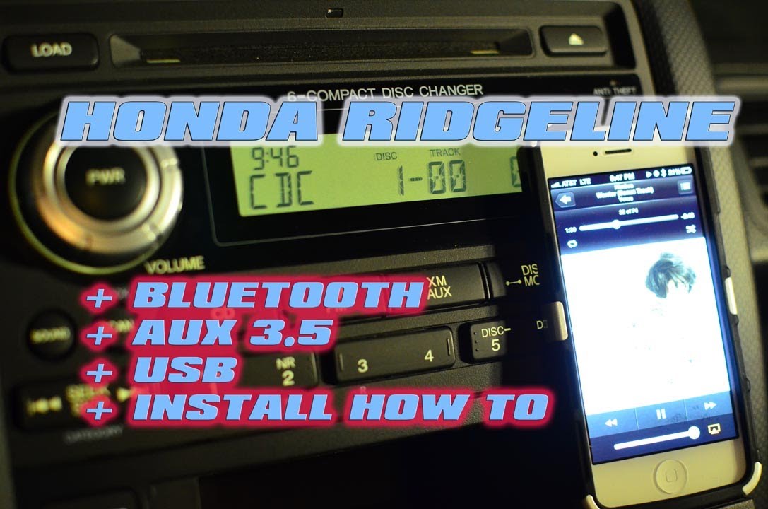 HONDA RIDGELINE BLUETOOTH & AUX 35 USB INSTALL by AUTOTOYS.COM