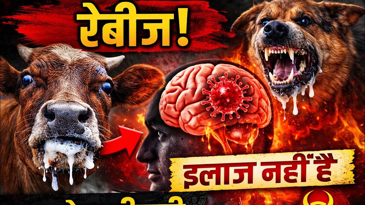 गाय के मुंह से झाग? सावधान! हो सकता है रेबीज – इलाज नहीं है!