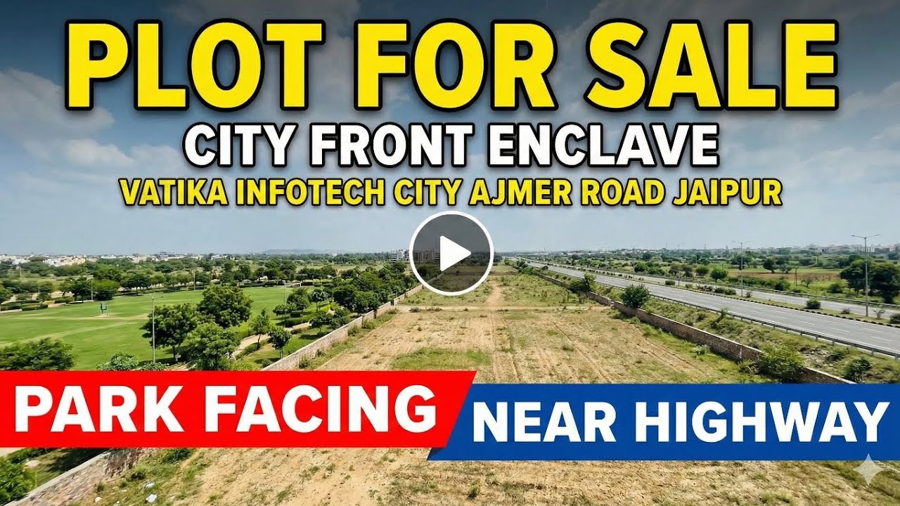 Park Facing Plot at City Front Enclave Vatika Infotech City Ajmer Road Jaipur 