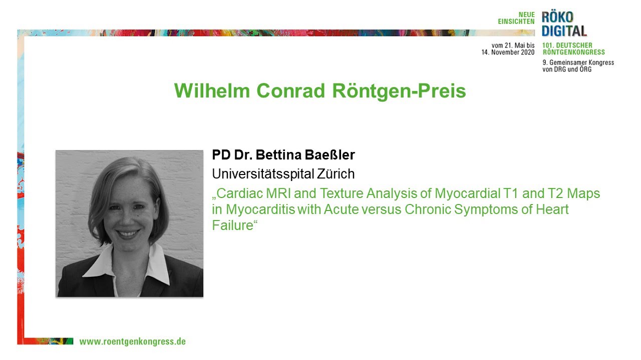 Preisverleihungen 2020: Wilhelm Conrad R&ouml;ntgen-Preis