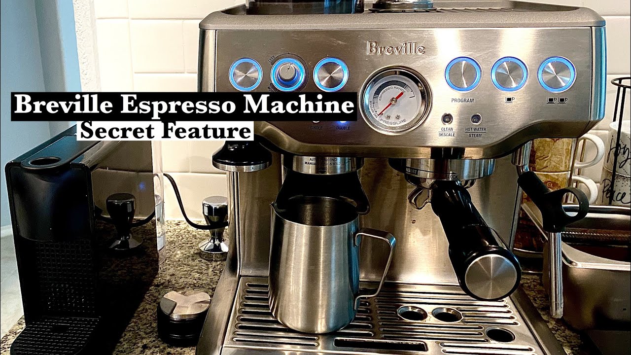 Секретная функция кофемашин Breville Espresso | Простая настройка предварительной смачиваемости
