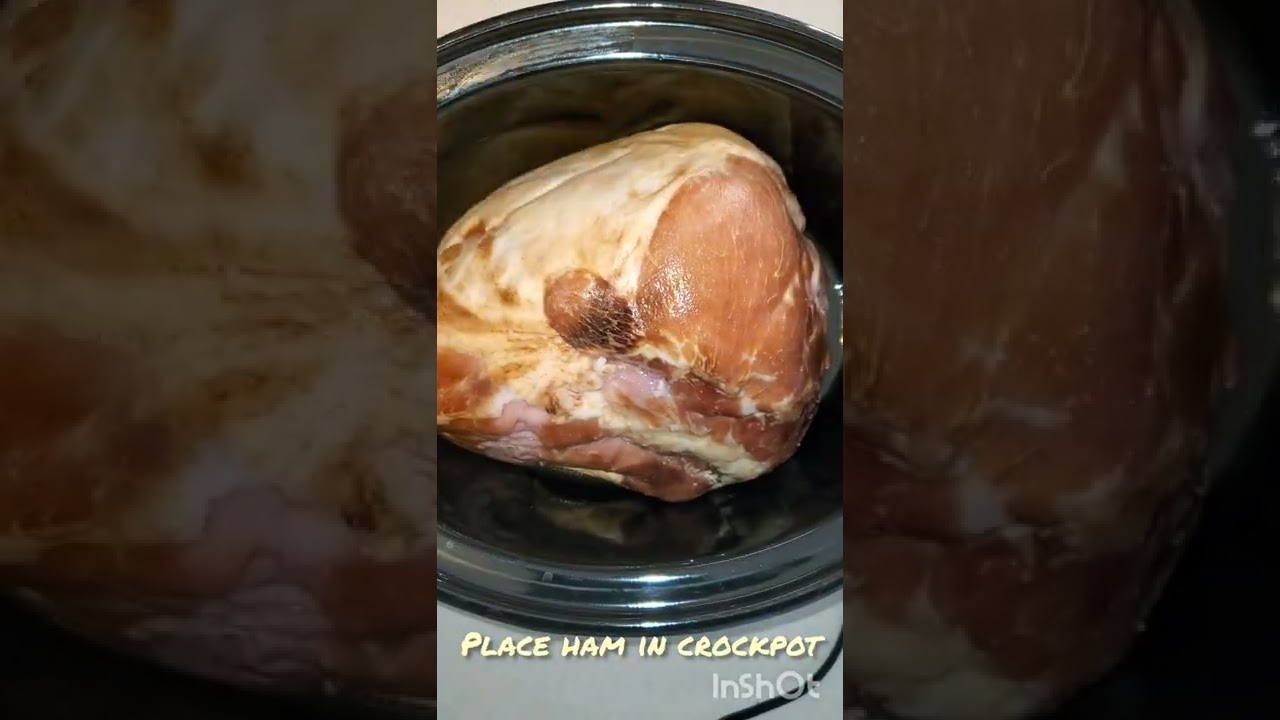 Ham made in crockpot