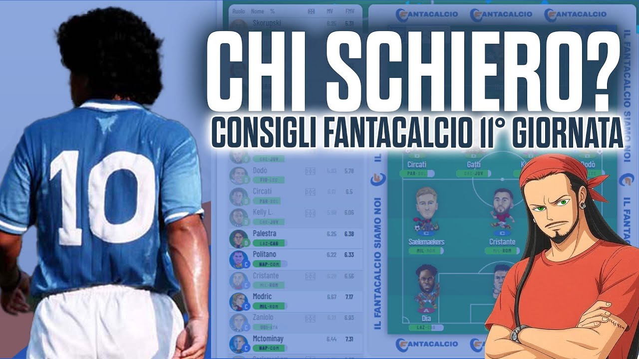 CONSIGLI FANTACALCIO 11&deg; GIORNATA: I CANTACONSIGLI DEL WEEKEND!