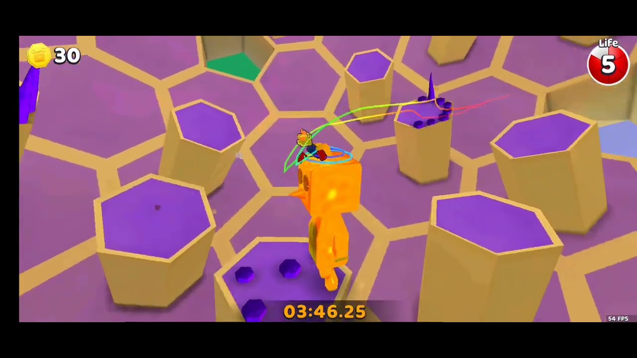 I BEAT the gold time hive in super bear adventure! 