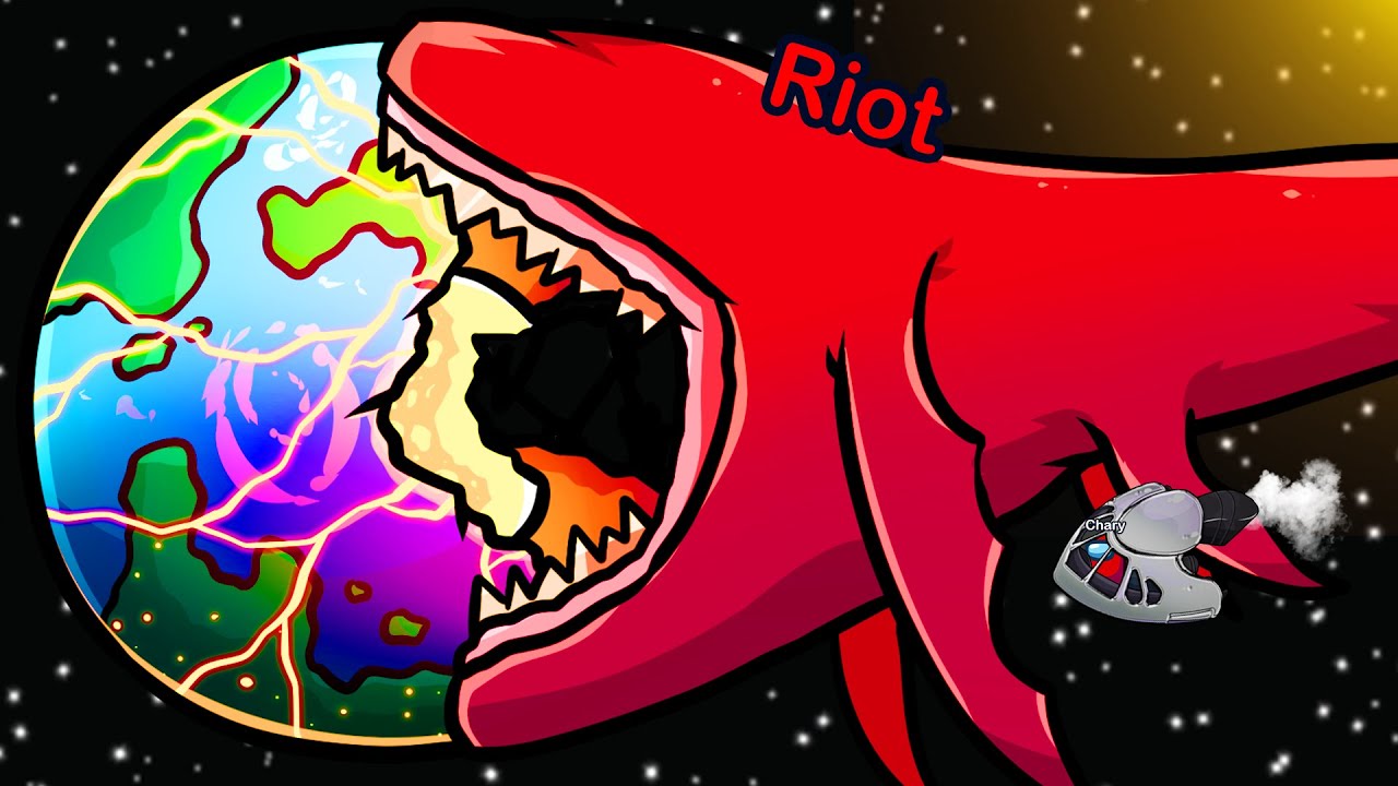 Why is RIOT ATTACKING the EARTH in Among Us?