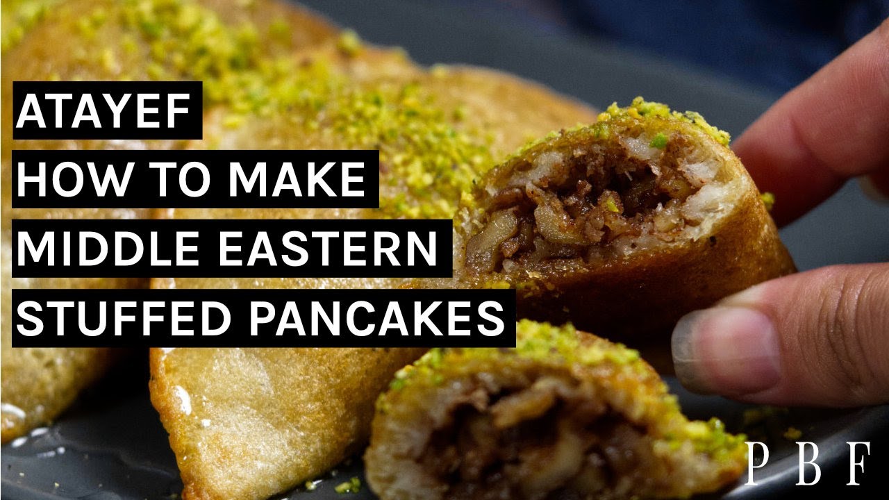 Atayef (Middle Eastern Stuffed Pancakes)