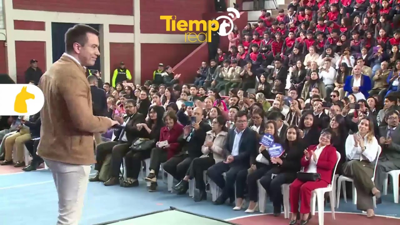 Presidente Daniel Noboa da la bienvenida de nuevos docentes al sistema Educativo Fiscal