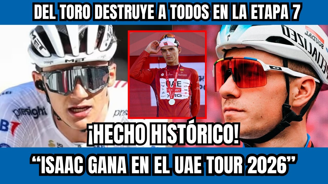 🚨&iexcl;ISAAC DEL TORO LOGRA UNA IMPACTANTE VICTORIA! El Primer Mexicano en ganar el UAE Tour