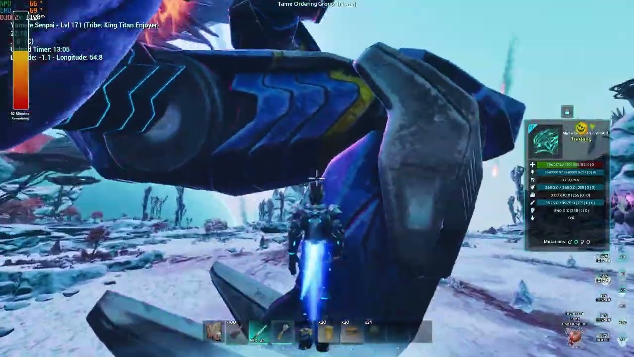 ASA Official PVE - Solo Alpha King Titan with Mega Mek only