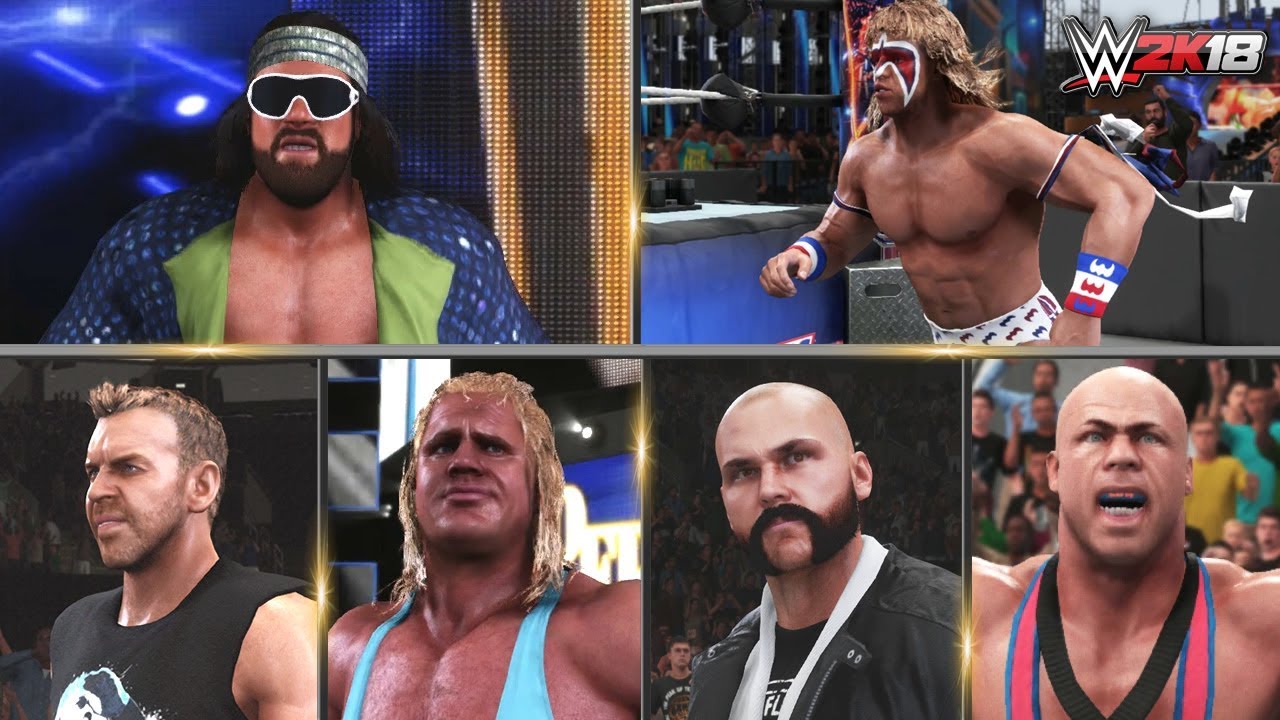 WWE 2K18 All Entrances 4 | Ultimate Warrior, Macho Man, Mr Perfect, RVD, Batista, Kurt Angle & More