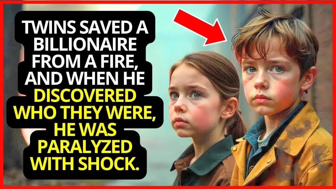 Twins Save Billionaire, He’s Stunned by Their Identity.