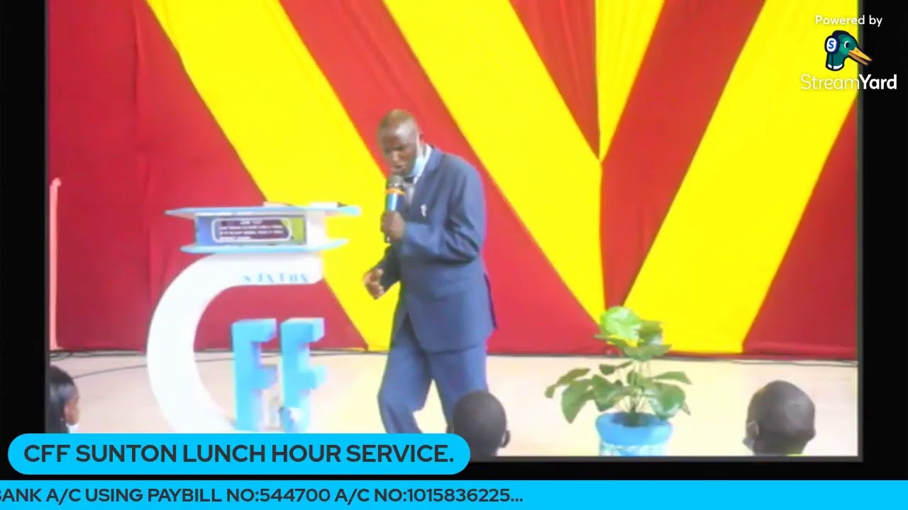 BARAKA ZA WAZAZI  BY REV.J.WARUGONGO( CFF Sunton  Church ) Lunch  Hour Service  on 18th/August/ 2021